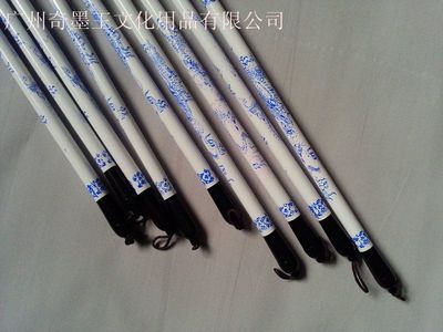 廠家直銷青花狼毫毛筆批發 優選奇墨王，打造文化用品一站式采購方案